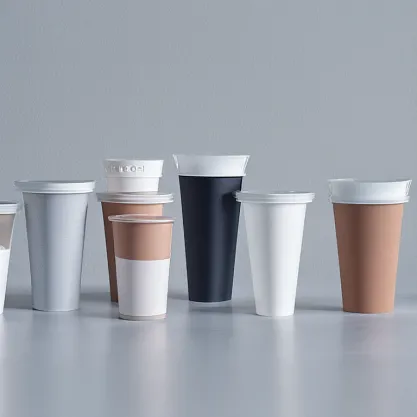What are the most common types of disposable cups and what materials are they made from?