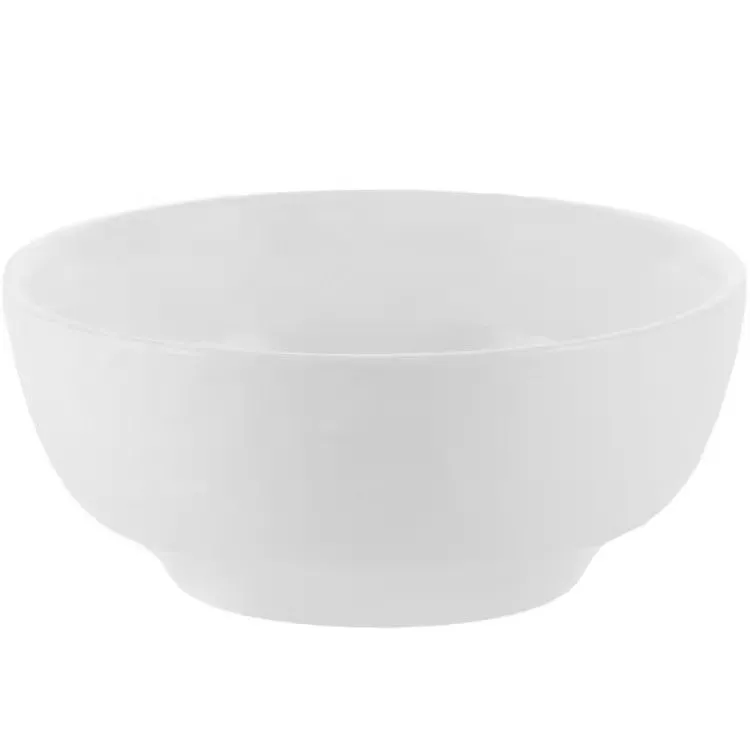 Custom logo western food hotel supplies 5.56.57.5inch porcelain ramen soup salad ceramic bowl