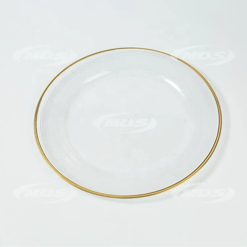 Disposable Charger Plates Tableware Christmas Plate
