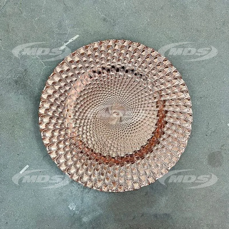 European Vintage Silver Dinner Plates