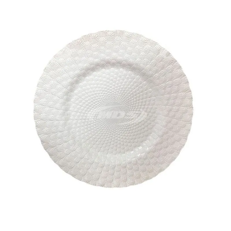 European Vintage Silver Dinner Plates