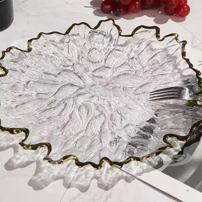 Glass Plates presentation The Decorative Reef Charger