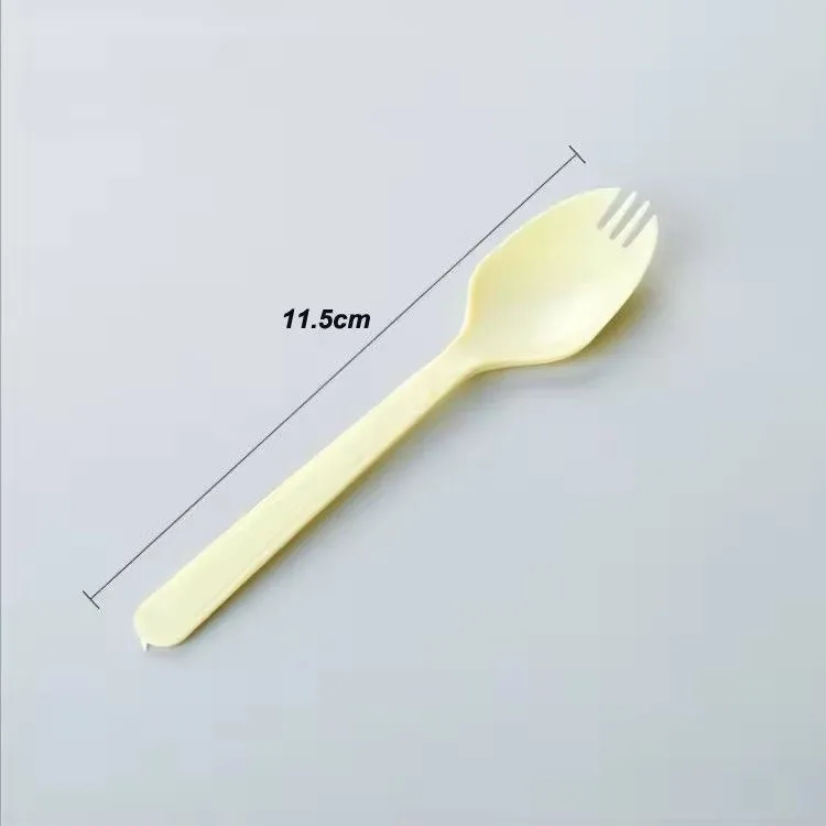 Food grade wholesale PS fruit salad ice cream plastic spoon fork price