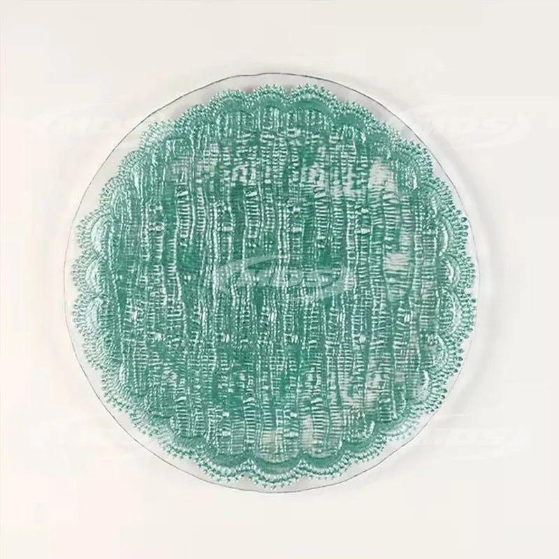 gold glass beaded charger plates