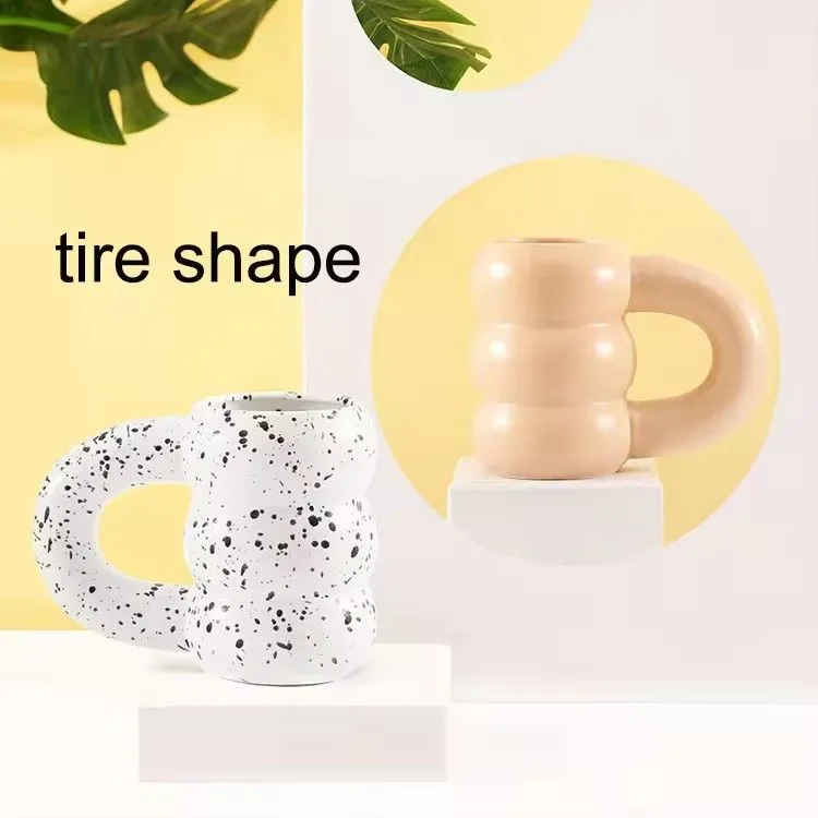 North Europe matte mug splatter coffee cup speckled custom hand made ceramic mug coffee