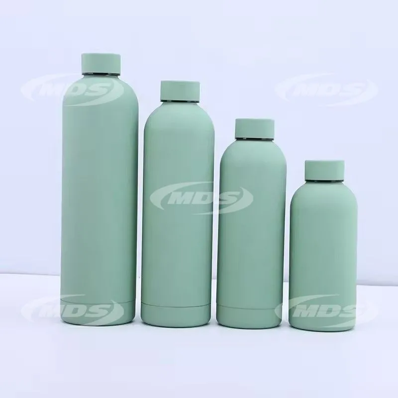 Eco friendly reusable double wall stainless steel vacuum bottle 25oz insulated cup yoga sport water bottle