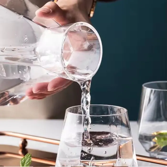 Household Glass Water Pitcher Set