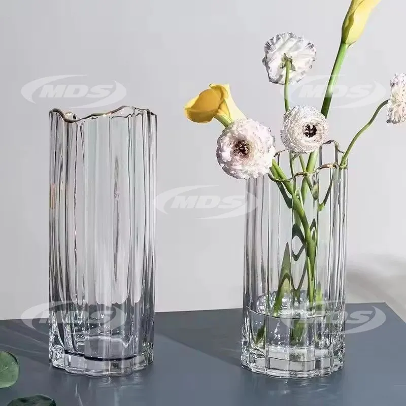 High Quality Decor Centerpiece Large Tall Glass Vases For Flowers Home Decor