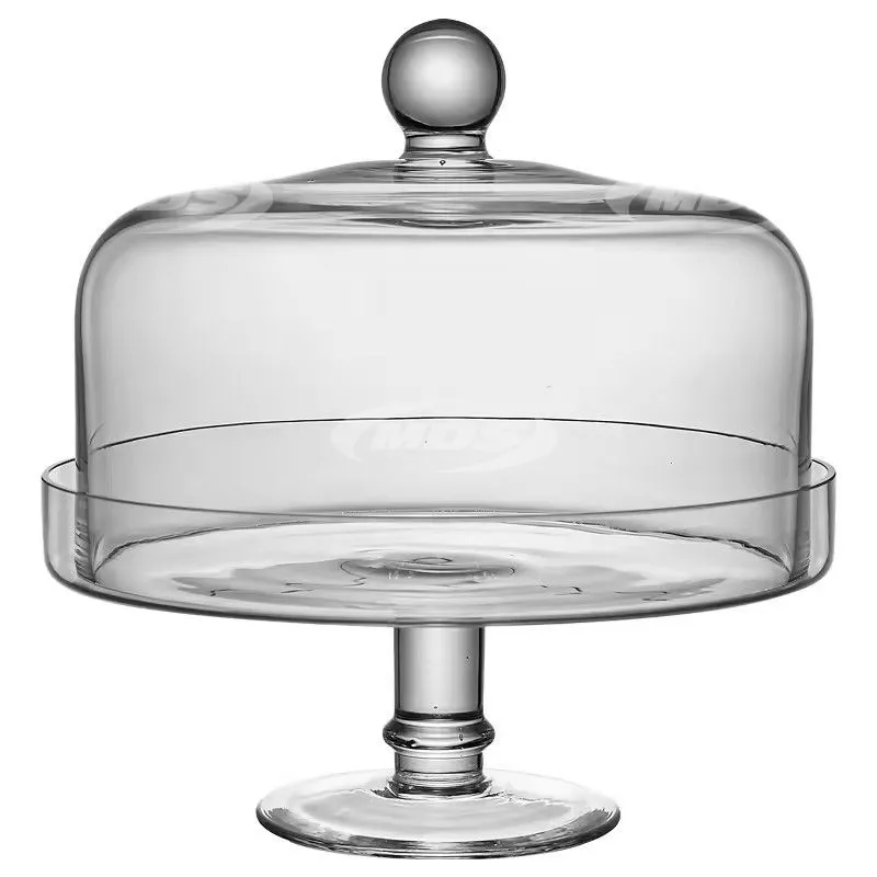 Hot Selling Wedding Party Use Crystal Cake Cover Stand Glass for Dessert Table