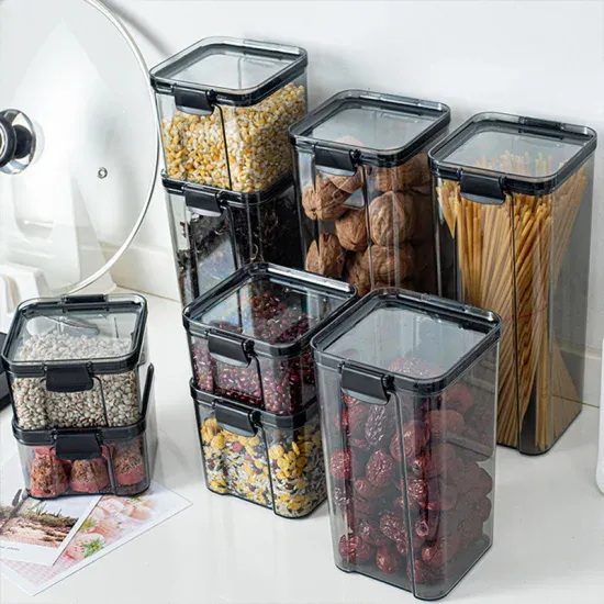 Kitchen Multipurpose Sealed Grain Food Bins Storage Container Plastic Food Cereal Storage Box