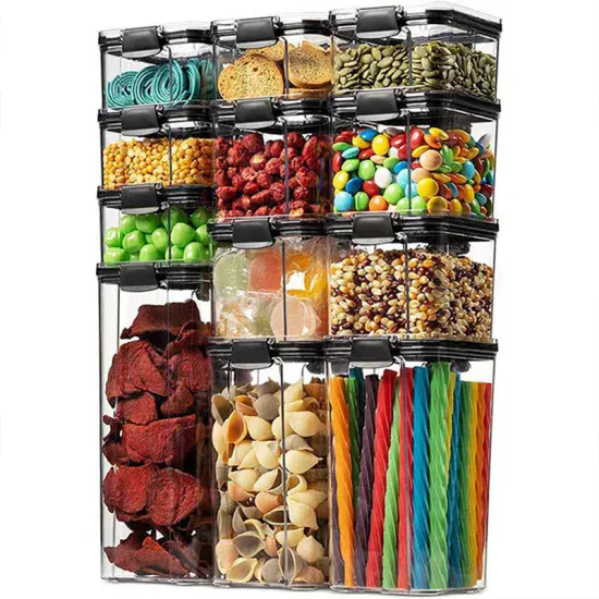 Kitchen Multipurpose Sealed Grain Food Bins Storage Container Plastic Food Cereal Storage Box