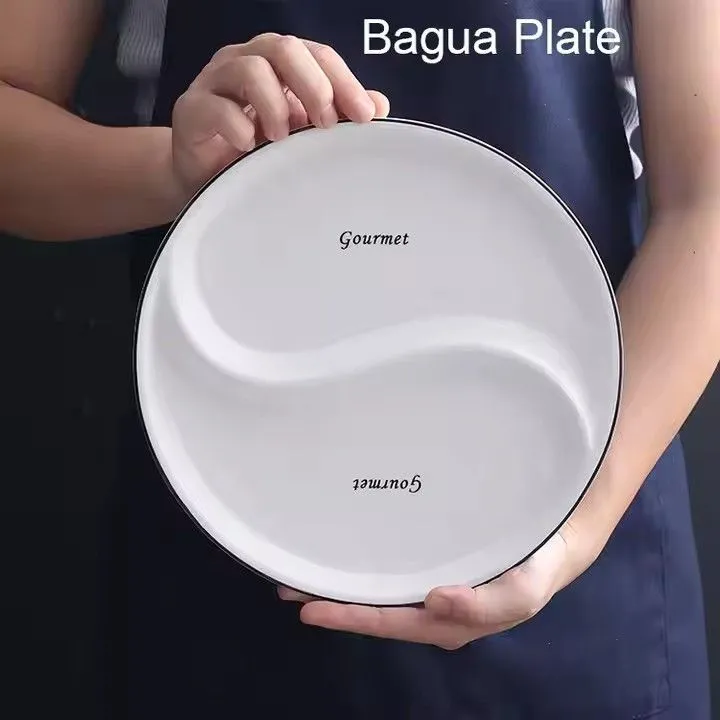 Creative fan-shaped underglaze bone china dinnerware sets handmade porcelain or ceramic dinnerware