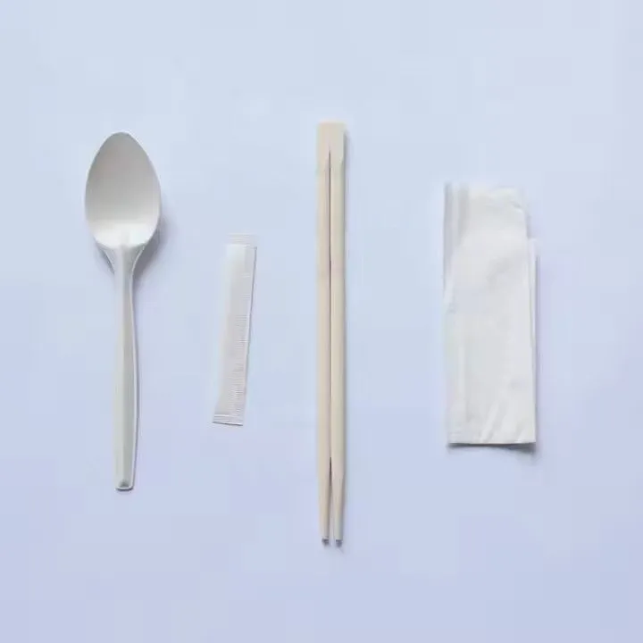 Wholesale biodegradable cutlery 7inch corn starch spoons plastic disposable spoon