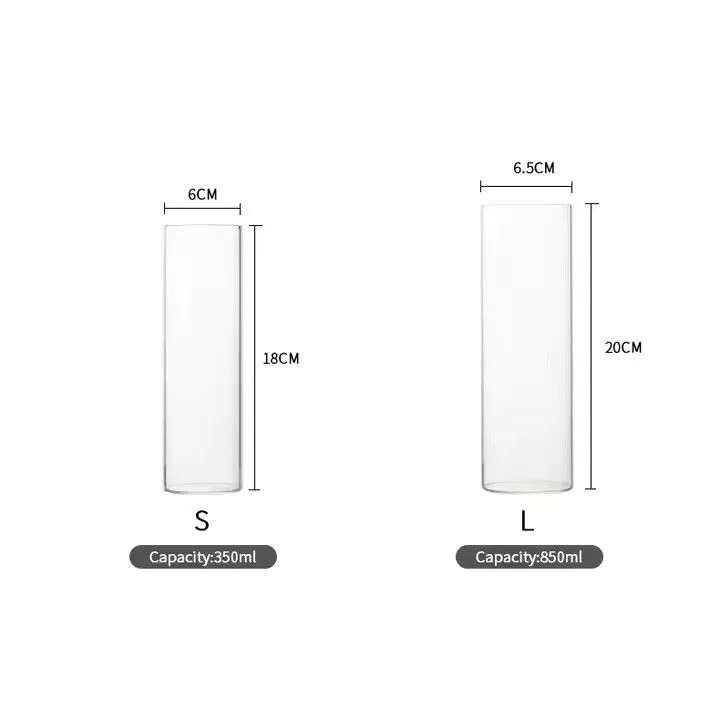 Glass cup with hexagonal bottom lead free glassware juice or tea cup