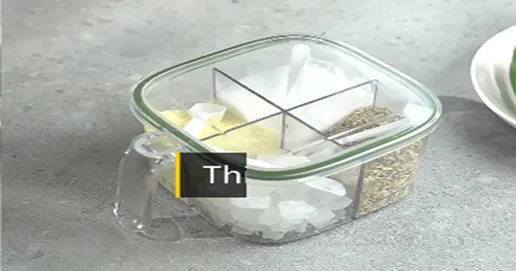 4 grid seasoning box