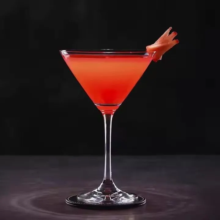 Hot Sale Luxury Wine Glass Crystal Martini glass Goblet with Custom Logo