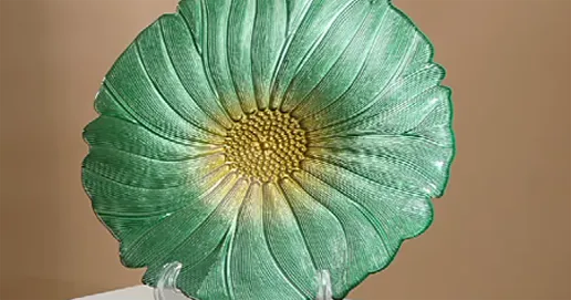 colored glass cold plated