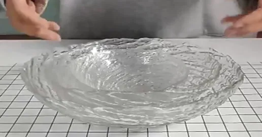 irregular swirl plate