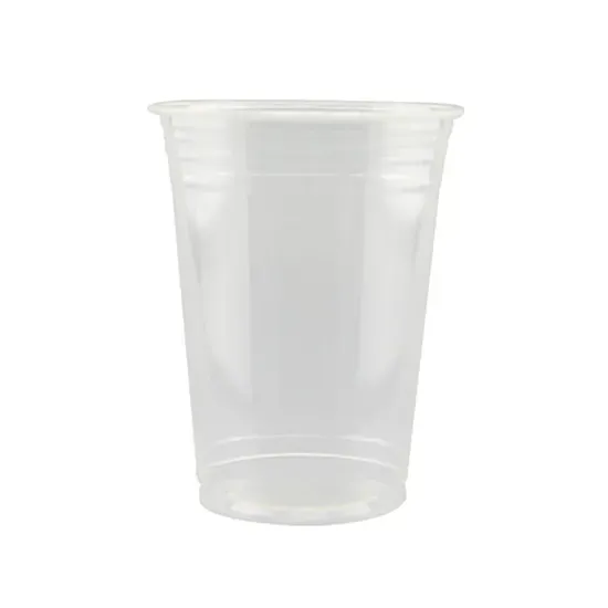 Disposable Takeaway Packing 10oz Biodegradable Cold Cup Clear PLA Cups