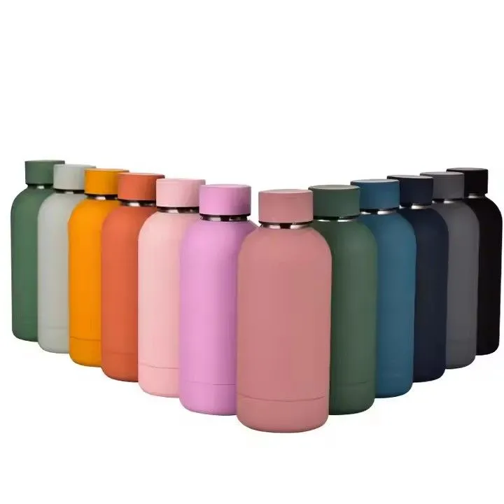 Eco friendly 350ml stainless steel double wall thermoses gourde d'eau gym insulated water bottle for children kids