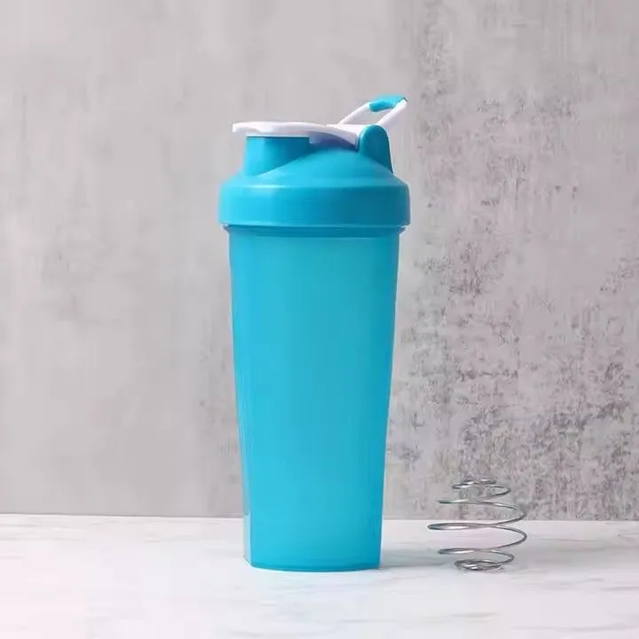 Leak-proof bpa free fitness 600ml sports shake cup custom printing logo protein powder mixing cup
