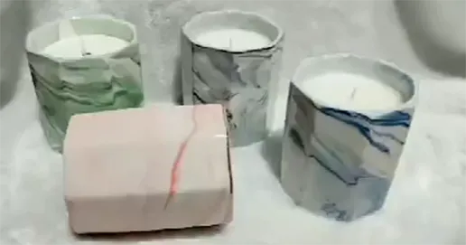 ceramic cup candle
