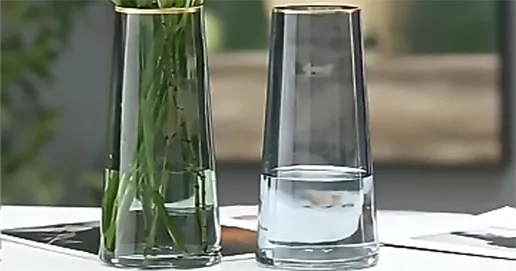 clear glass cylinder vases