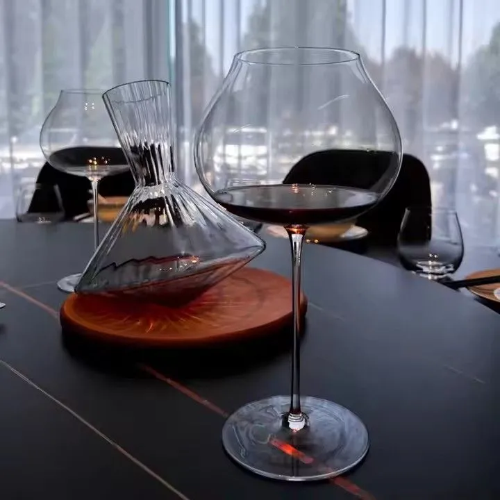 Wholesale High Quality 700ML Party Champagne Glasses Large Goblet Glass Red Wine Glasses