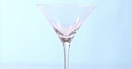 martini glass goblet