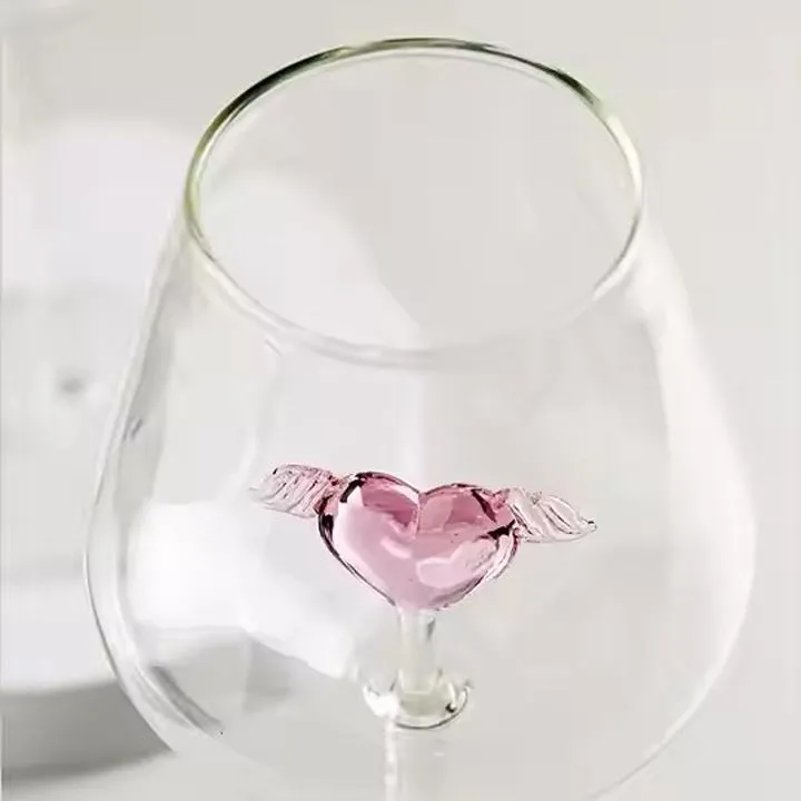Cupid's cup wine glass Creative goblet glass