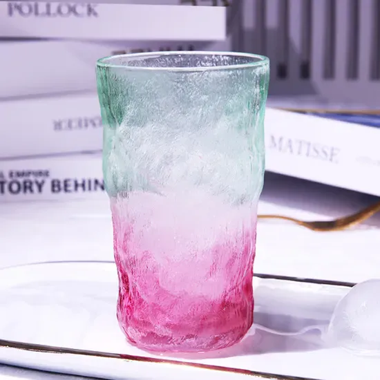 275ml/320ml Glass Water Cup Fashion Drinking Glasses Color Glass Cup