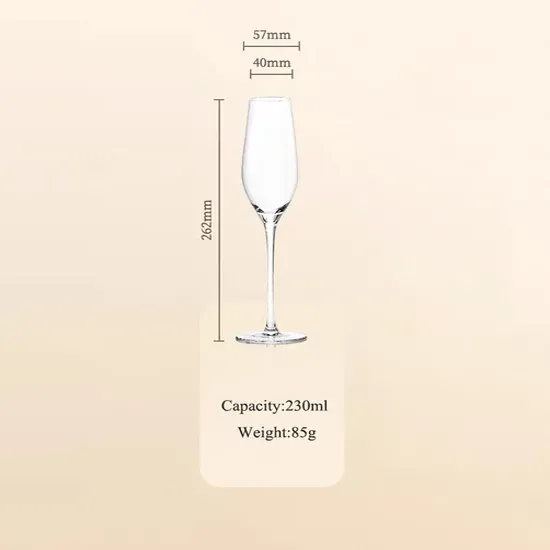 Lead Free Crystal Champagne Wine Glass
