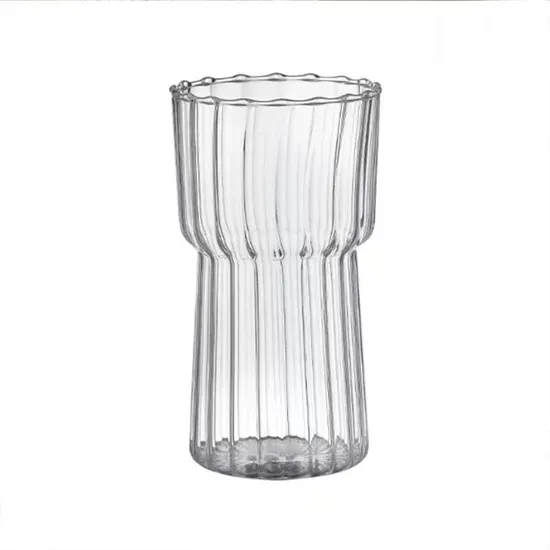Glass Cup Transparent Drinking Utensil Coffee Wine Milk Beer Cola Juice Cold Drinkware Can
