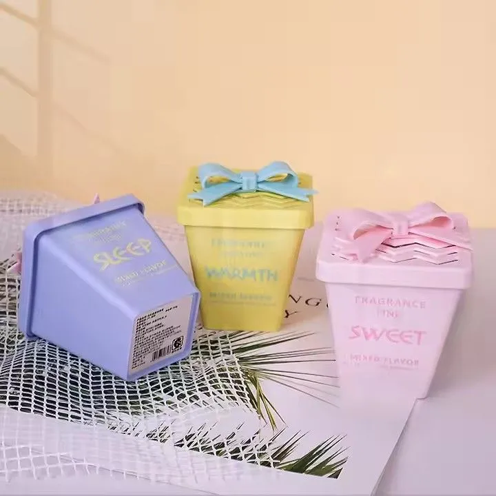 Private label colored home fragrance reed diffuser wedding birthday gift solid aromatherapy air freshener