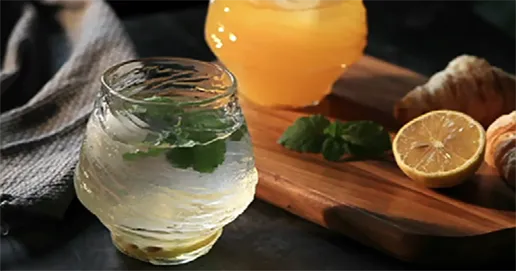 390ml borosilicate glass cup