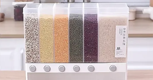 6 grid storage container