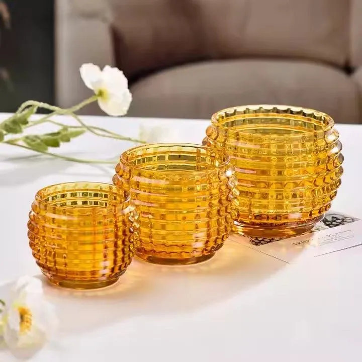 Bright Series crystal candlestick 8 colors optional European simple crystal glass candlestick aromatherapy candlestick