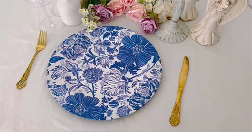 antique dinnerware plate