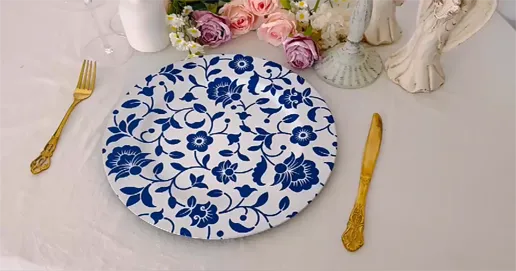 traditional chinese design plate