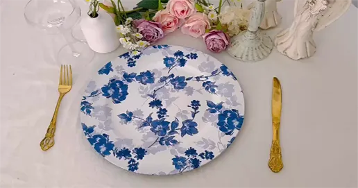 charger plate for weddings