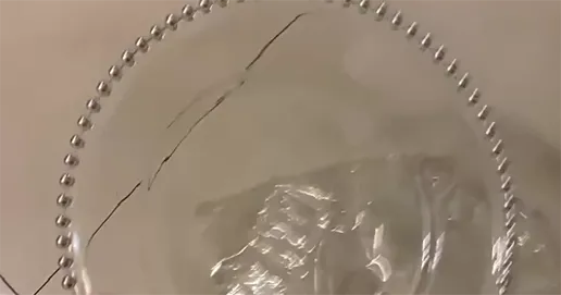 modern transparent plastic plates