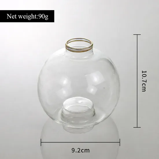 Custom Made Transparent Bottle Shape Glass Vase with Decorative Pattern