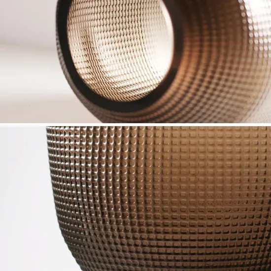 Brown Home Bar Decoration Modern Glass Vases Large Luxury