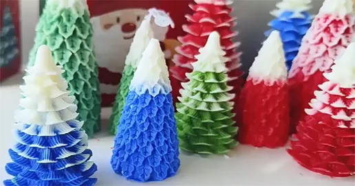 Christmas tree candle