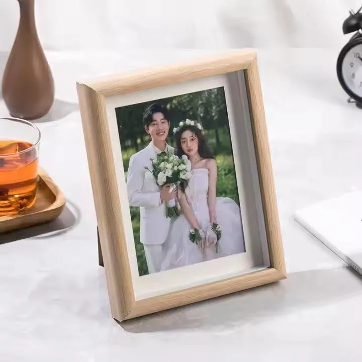 Hollow Picture Frame Home Decor Tabletop Wall Photo Frames Wholesale Pine Wooden Picture Frame