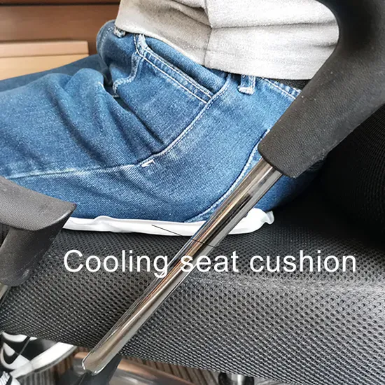 Comfortable Cool Home Office Chair Wheelchair Seat Cushion TPU Sealed Phase-Changing Material Cooling Seat Cushion