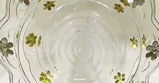 flower charger plate