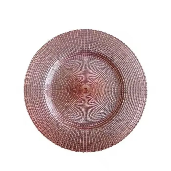 Factory Price 13inches Cheap Wholesale Gold Charger Plates for Wedding