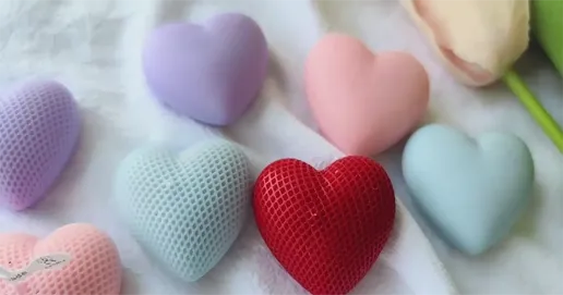 heart scented candles