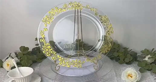 round under charge plate